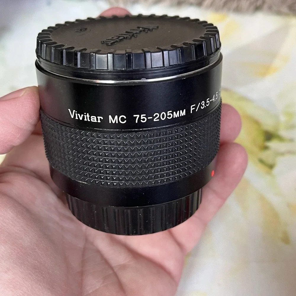 Vivitar Lenses MC 75-205mm 2X Matched Multiplier F/3.5-4.5 Case Made In JAPAN